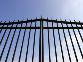 Wrought iron gates