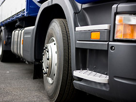 Low angle view of truck